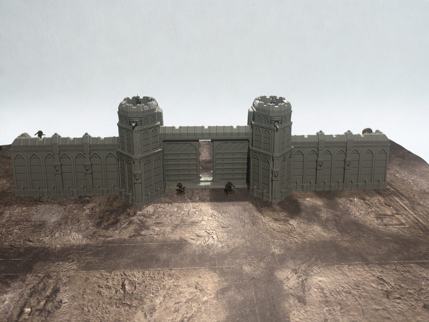 Heavy fortress walls