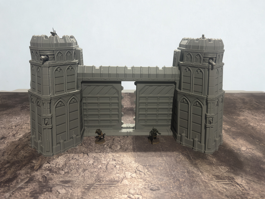 Heavy fortress walls