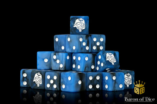 Kloned Corps Dice - Helmet, Round