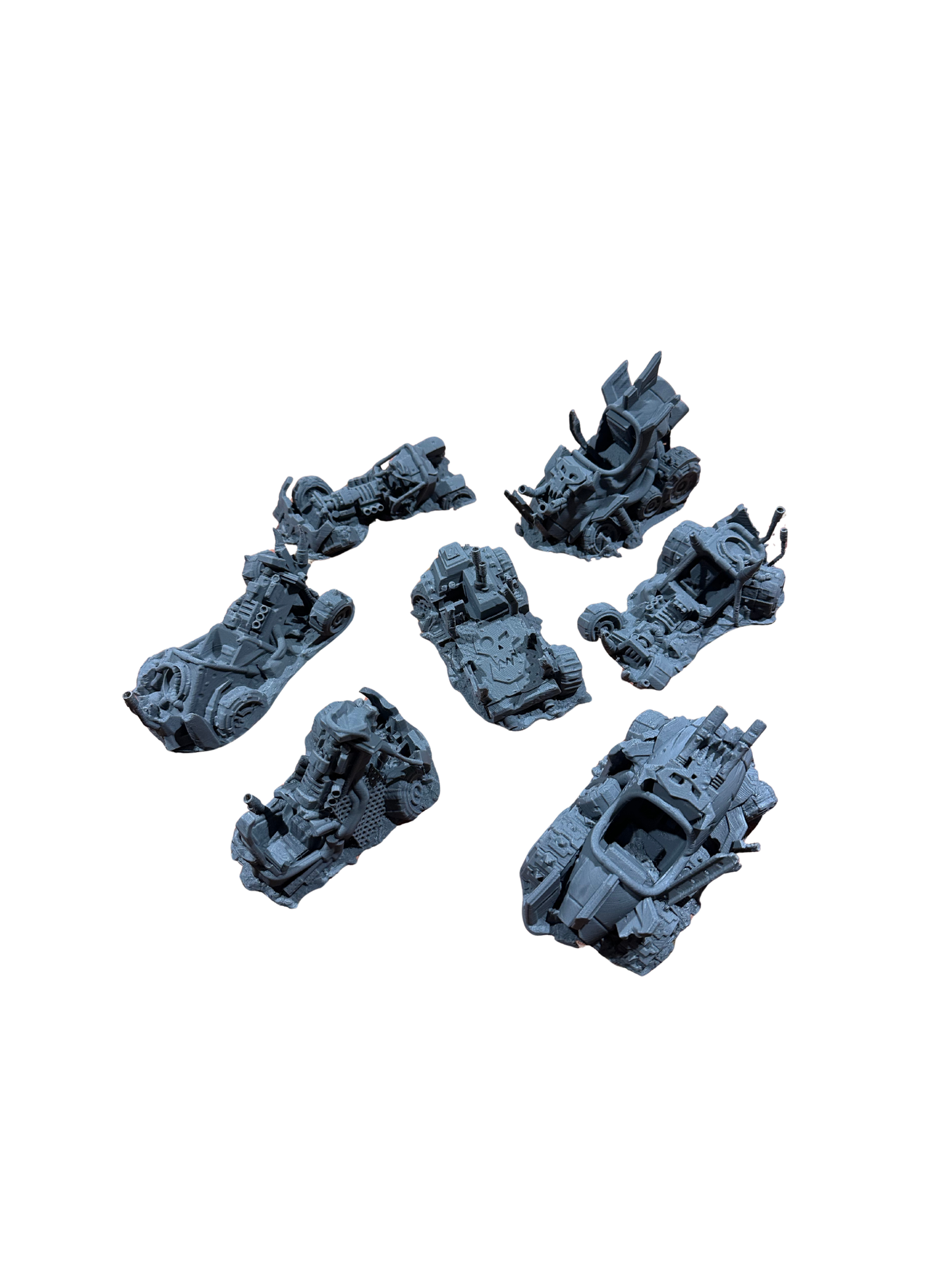 Destroyed Ork Buggies