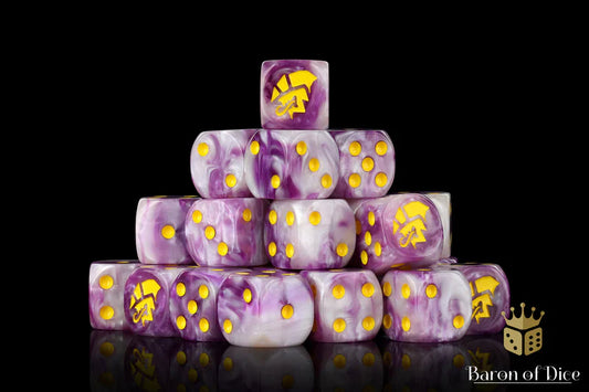 Alien - Purple and Yellow, Round
