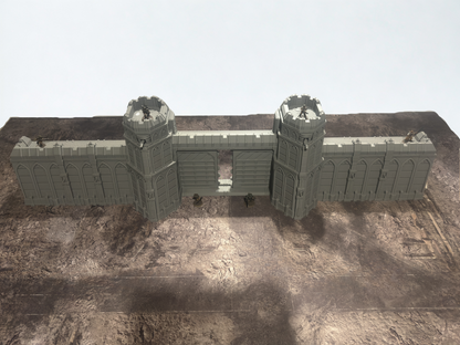 Heavy fortress walls